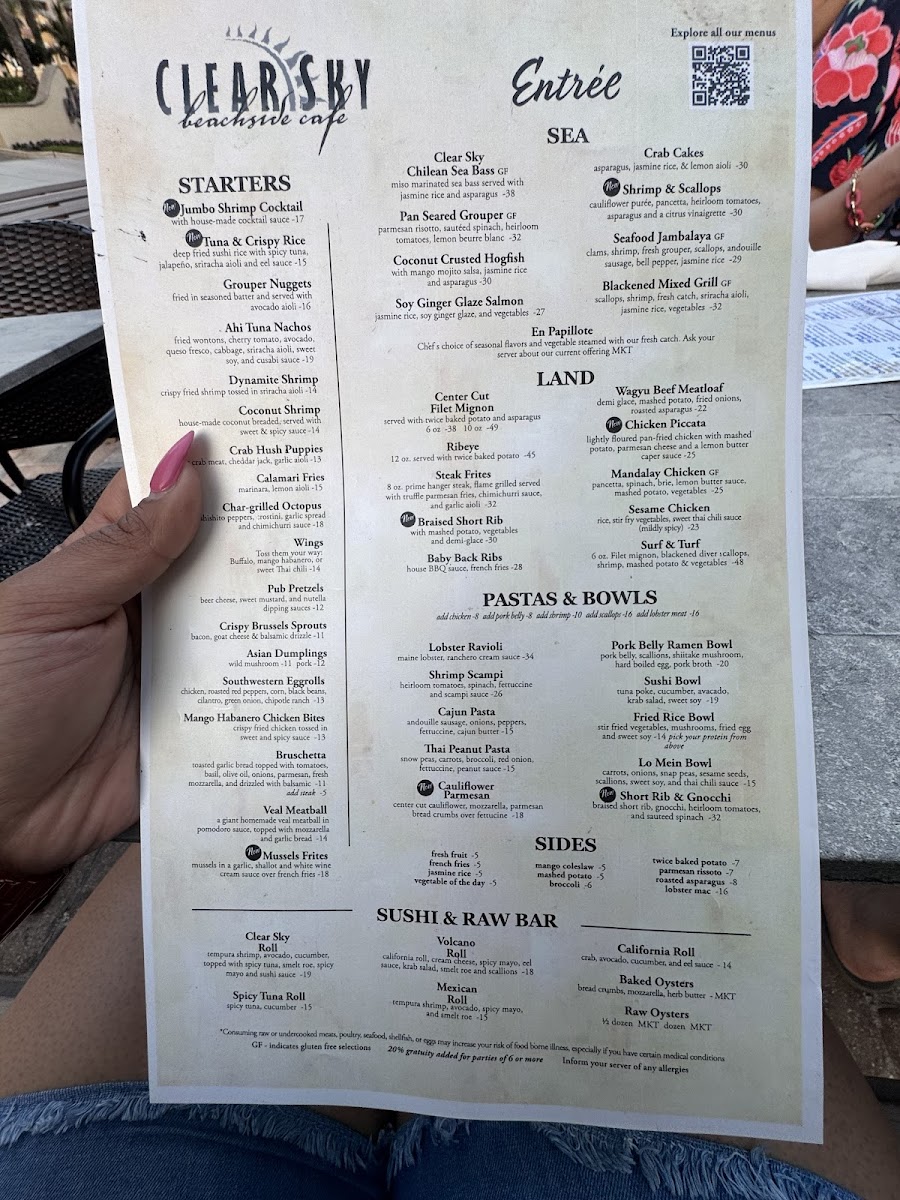 Clear Sky Cafe Menu - Image 3